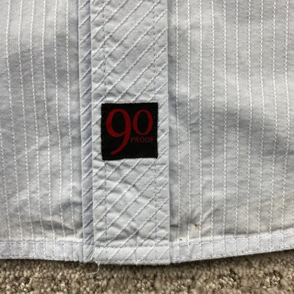 Panhandle Slim Western Shirt Men Extra Large XL Blue Button Up Pearl Snap Cowboy - Picture 7 of 13